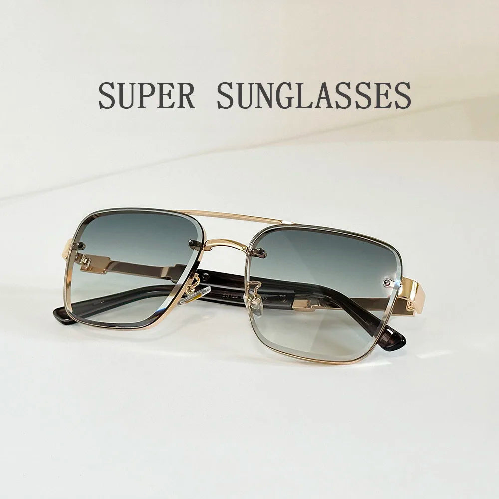 Designer Square Sunglasses For Men Oculos Vintage Trending Sunglasses Dropshipping Glasses Vacation Outdoor Lentes Gafas De Sol