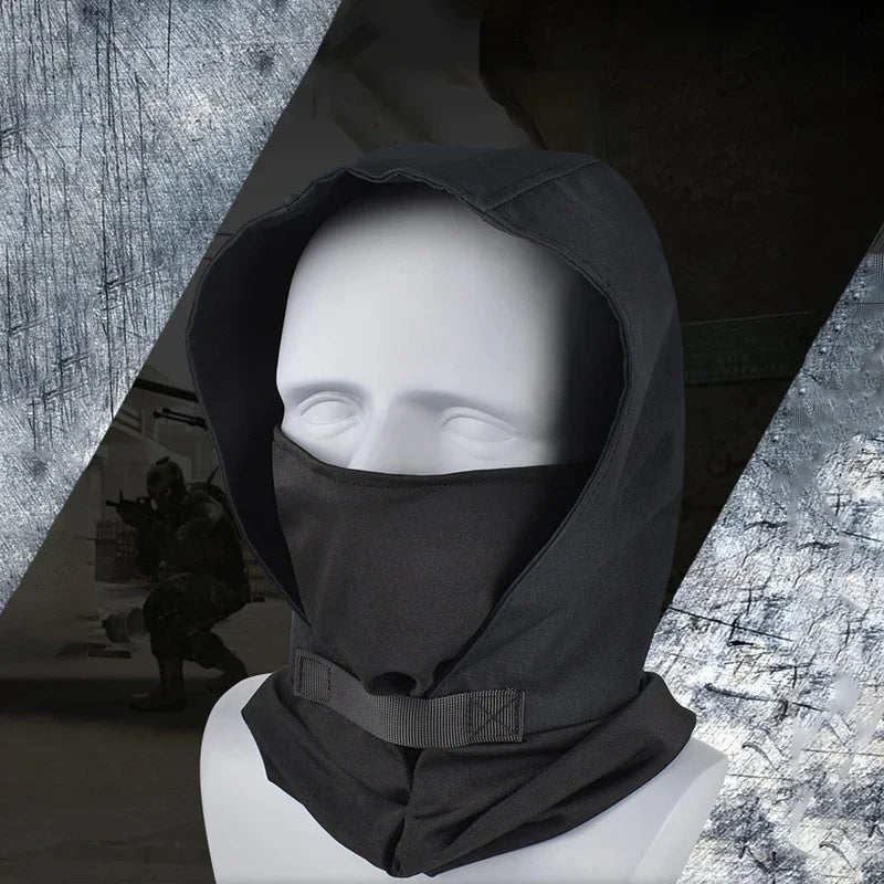 Tactical Hood Headwear Full Face Mask UV Protection for Men Women Ski Sun Hood Tactical Cycling Sports Masks for Hunting/Outdoor