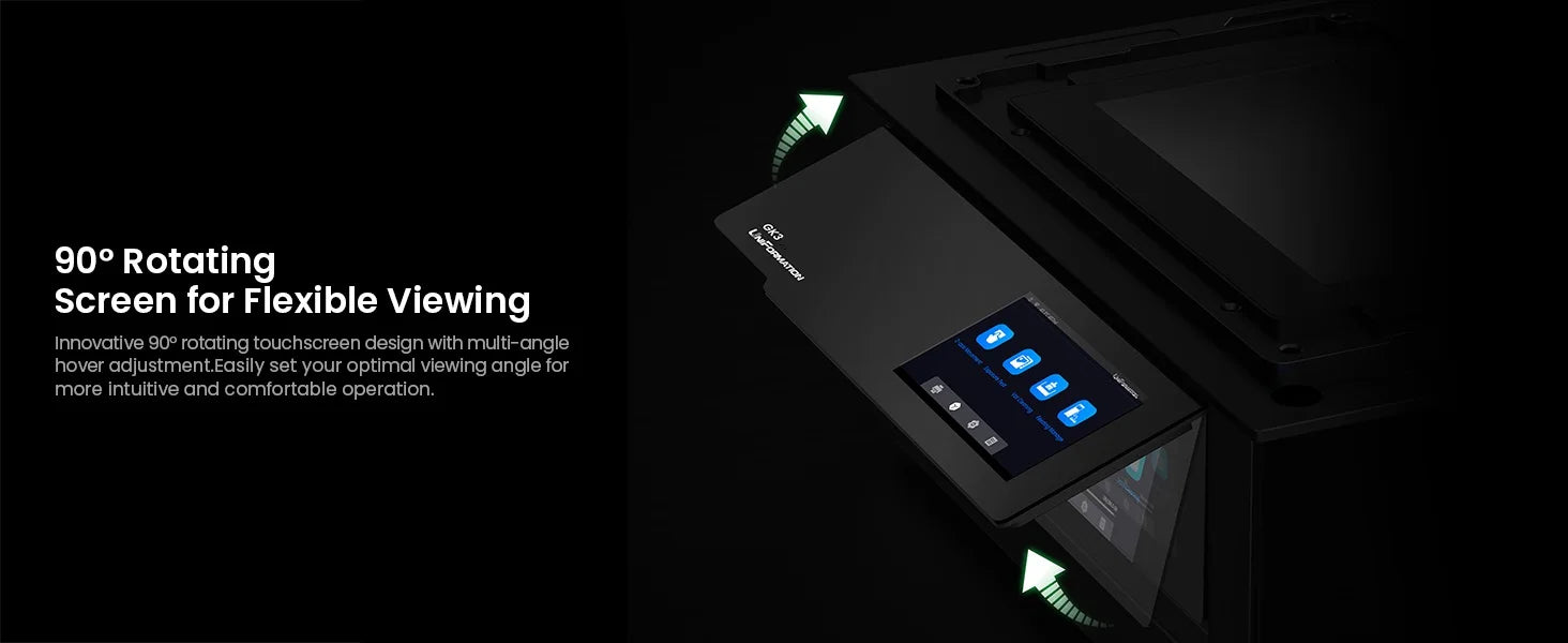 UniFormation GK3(T) LCD Resin Printer 16K 9.6-Inch NONO LCD with COB Light Source Build Volume with 211 x 118 x 240mm