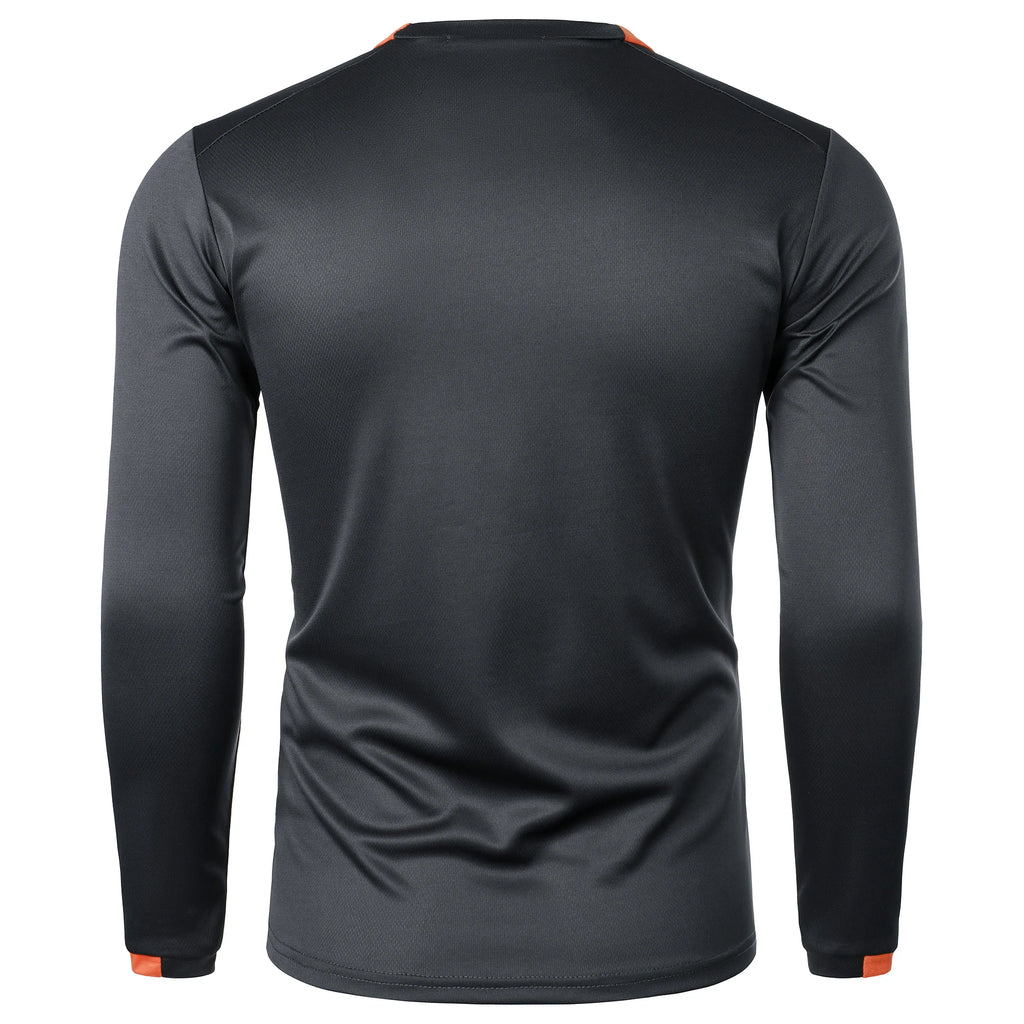 Summer men's fitness sports training Breathable short sleeve quick drying clothes men's sports fashion long sleeve T-shirt