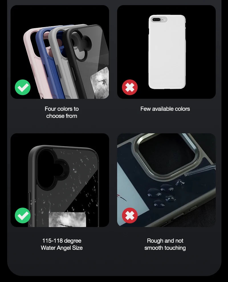 DIY Smart Eink Phone Case for iPhone 16 15 14 13 12 11 Pro Max NFC Ink Screen Phone Full Coverage Comprehensive Protection