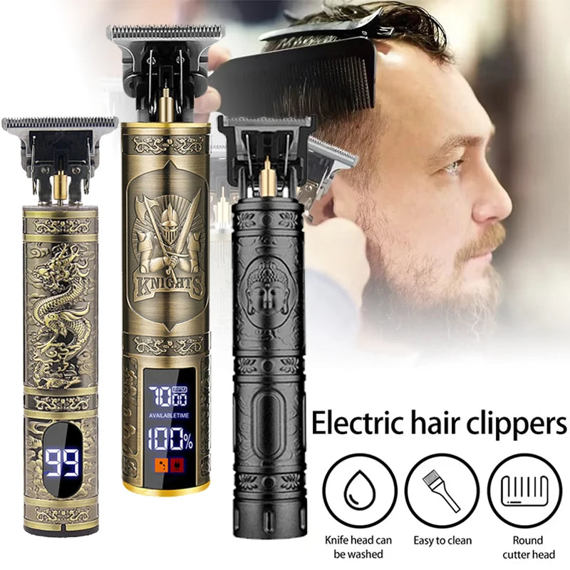 T9 Hair Clipper Beard Shaving Body Hair Trimmer Clippers Electric Hair Cutting Machine Professional Barber Men Trimmer Shaver