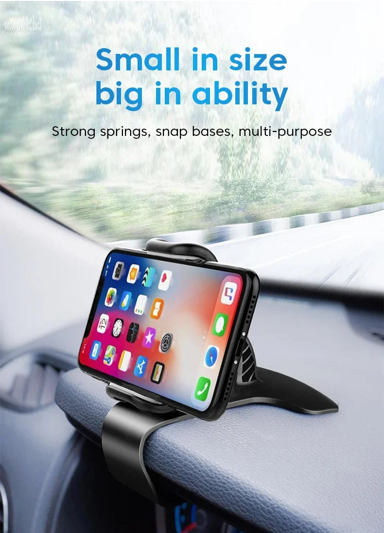 Universal 360 Rotatable Car Phone Holder Dashboard Stand Auto Grip Bracket for Mobile Phones Cell Phone Support Rack