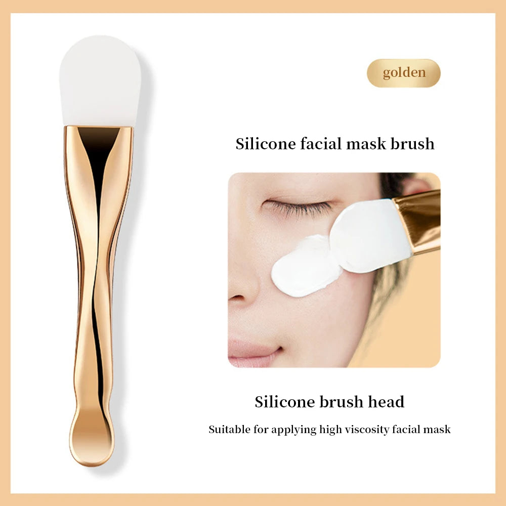 GECOMO Silicone Mask Brush Double-headed Smearing Face Cleansing Mud Mask Special Beauty Tool