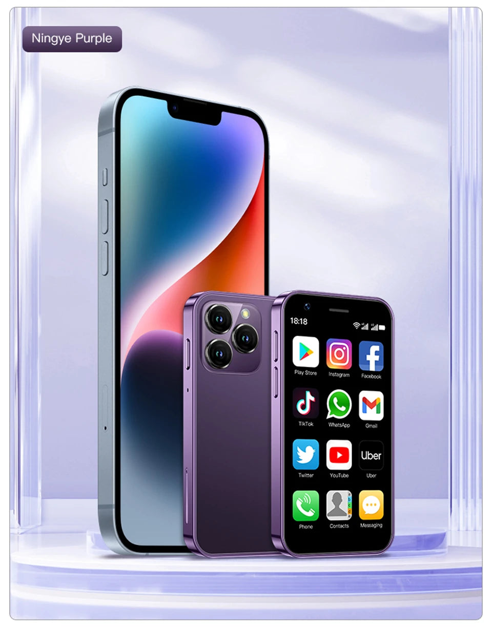 SOYES XS16 Americas Version 4G Network 3.0" Mini Smartphone 3GB RAM 64GB ROM Android 10.0 WIFI Bluetooth GPS Small Phone
