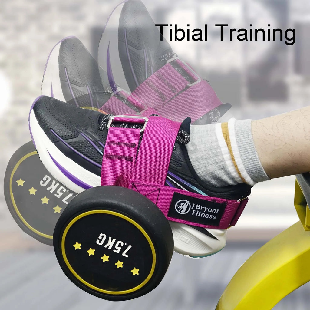 Dumbbell Foot Strap Ankle Weights Tibialis Trainer Knee Raises Hamstring Lift Calves Shins Workout Fitness Equipment