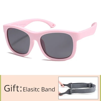 Ralferty Flexible Newborn Children's Glasses Sunglasses Girl Boy Polarized UV400 Protection 0-2 Years Baby Infant Shades Oculos