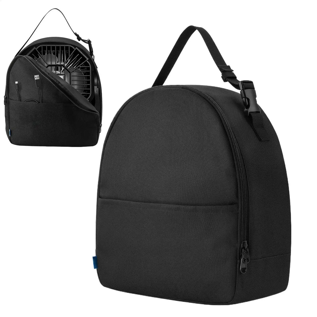 Outdoor Hiking Supplies Storage Bag Anti-Drop Cooling Fan Storage Case Multipurpose Electronics Organizer Sunscreen Portable Bag