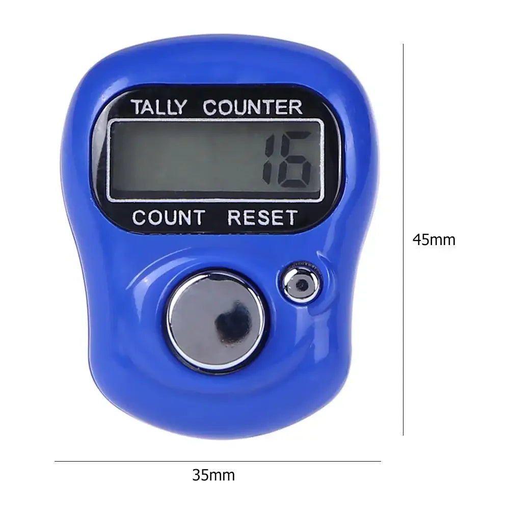 Electric Digital Display Counter Buddha Chanting Counter Electronic Digital Display Hand Tally with LED Light for Sewing