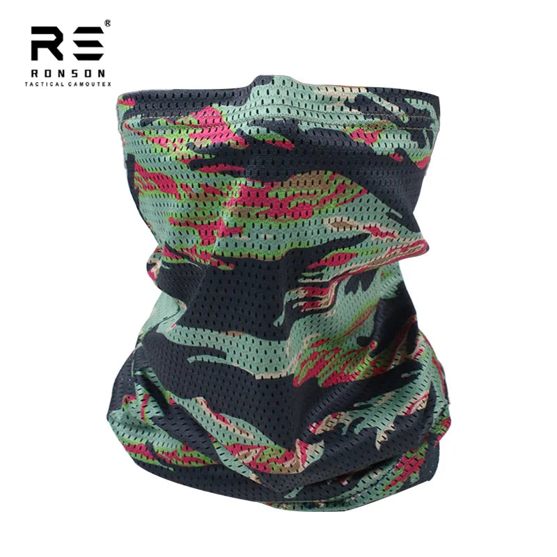 Men's Summer Lightweight Outdoor Cycling Sunscreen Face Mask, Integrated Scarf