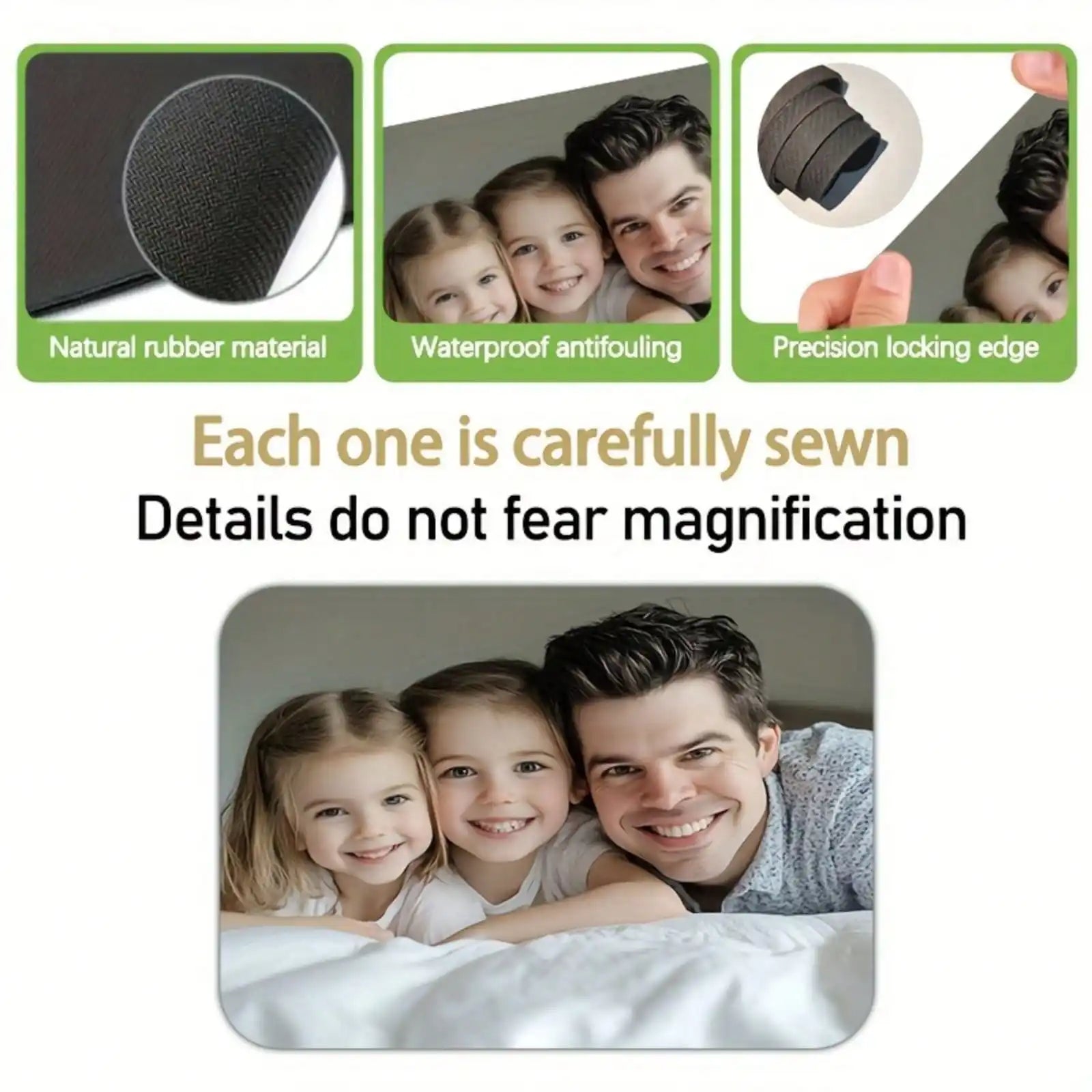 Custom Mouse Pad Personalized Pictures Text Logos Design Small Square Rubber Anti-slip Mousepads Office Game DIY Decor Desk Mats