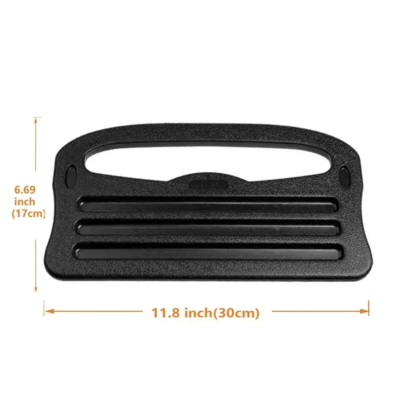 Small Table Board for Car Portable Travel Car Storage Rack Drinks Tray and Dinner Plate Car Steering Wheel Dining Table