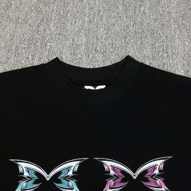 American High Street Trend Mertra T-shirt High-quality Cotton Casual Short-sleeved Top
