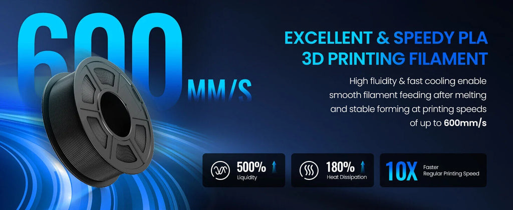 JAYO 5Rolls 3D High Speed Marble PLA/HS Matte PETG/HS PLA Filament 600mm/s High Speed 3D Printer Non-toxic Filament 1.1KG/roll