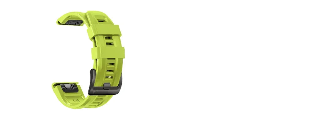 22mm 26mm Width Silicone Strap For Garmin For Garmin Forerunner 970 965 955 QuickFit Watch Band Fenix 8 7 7X Pro 6 6X 5 5X Plus