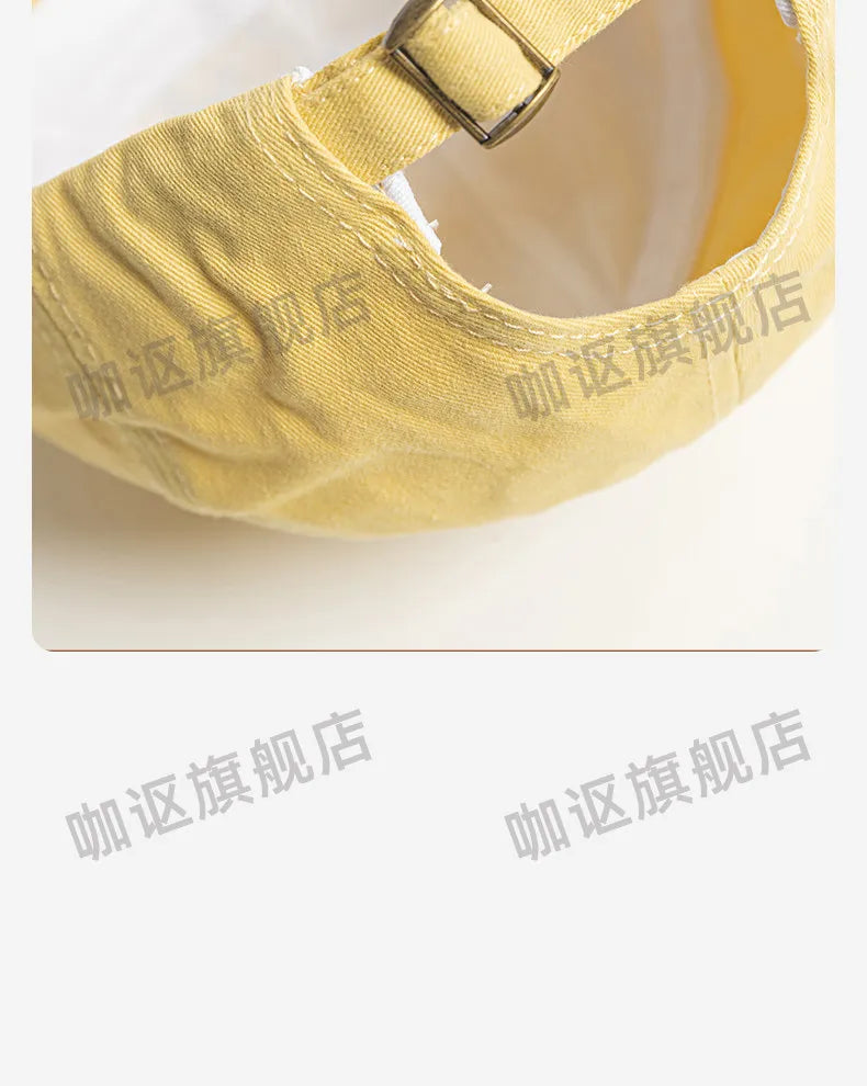 Hats for Women Spring and Summer Outdoor Travel Sun Protection Versatile Fashion Letter Embroidery Hip Hop Baseball Caps for Men