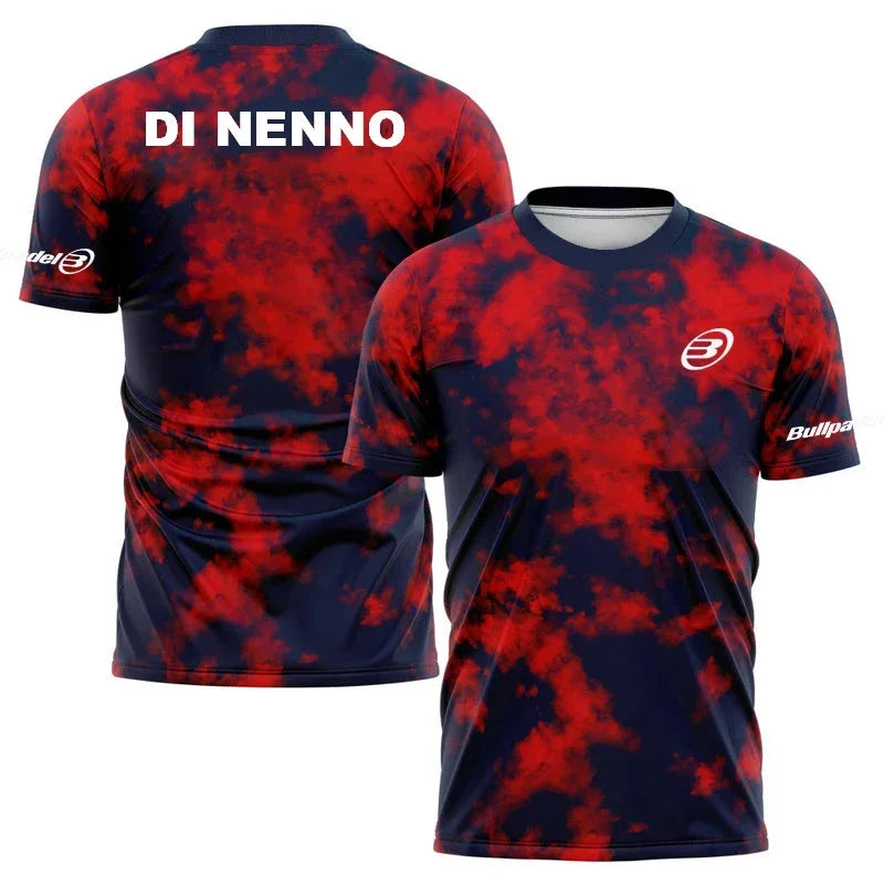 2026 Men's Quick Drying Padel T-Shirt Breathable Tennis Short Sleeve Tops World Padel Fans T Shirts Fitness Running Sportwear