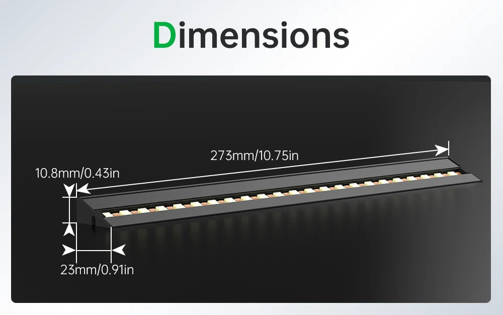 BIGTREETECH Panda Lux LED Light Bar Upgrade Kit High Brightness Lighting Magnetic Install for Bambulab P1/X1 3D printer Parts