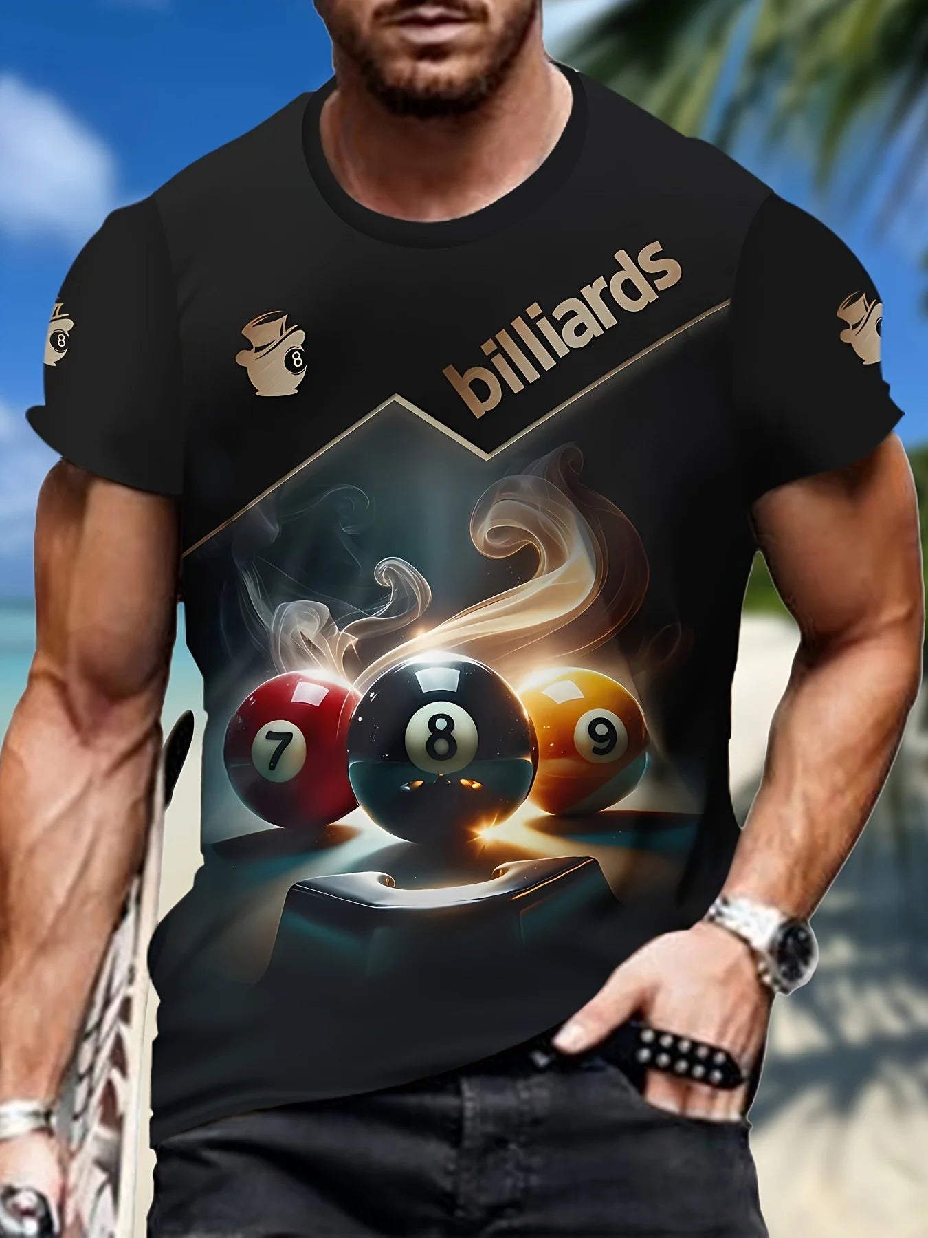 2025 New Men's T-shirt Welder Printed Shirt Workwear Men's Large Size Casual Short Sleeve Streetwear Tops Daily Pullover