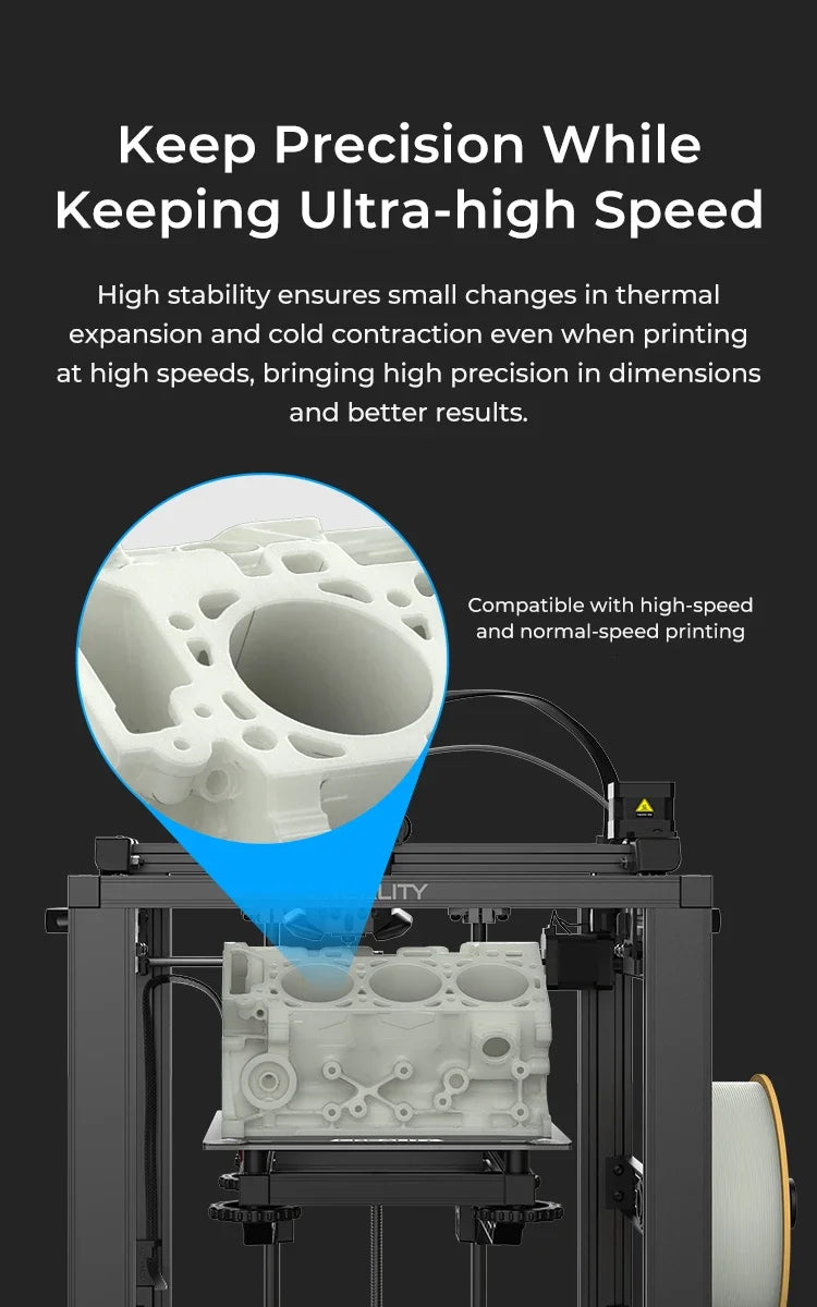 Creality Hyper PLA Filament 1KG High Precision Faster Cooling Better Fluidity Non-toxic Moisture Resistance For FDM 3D Printer