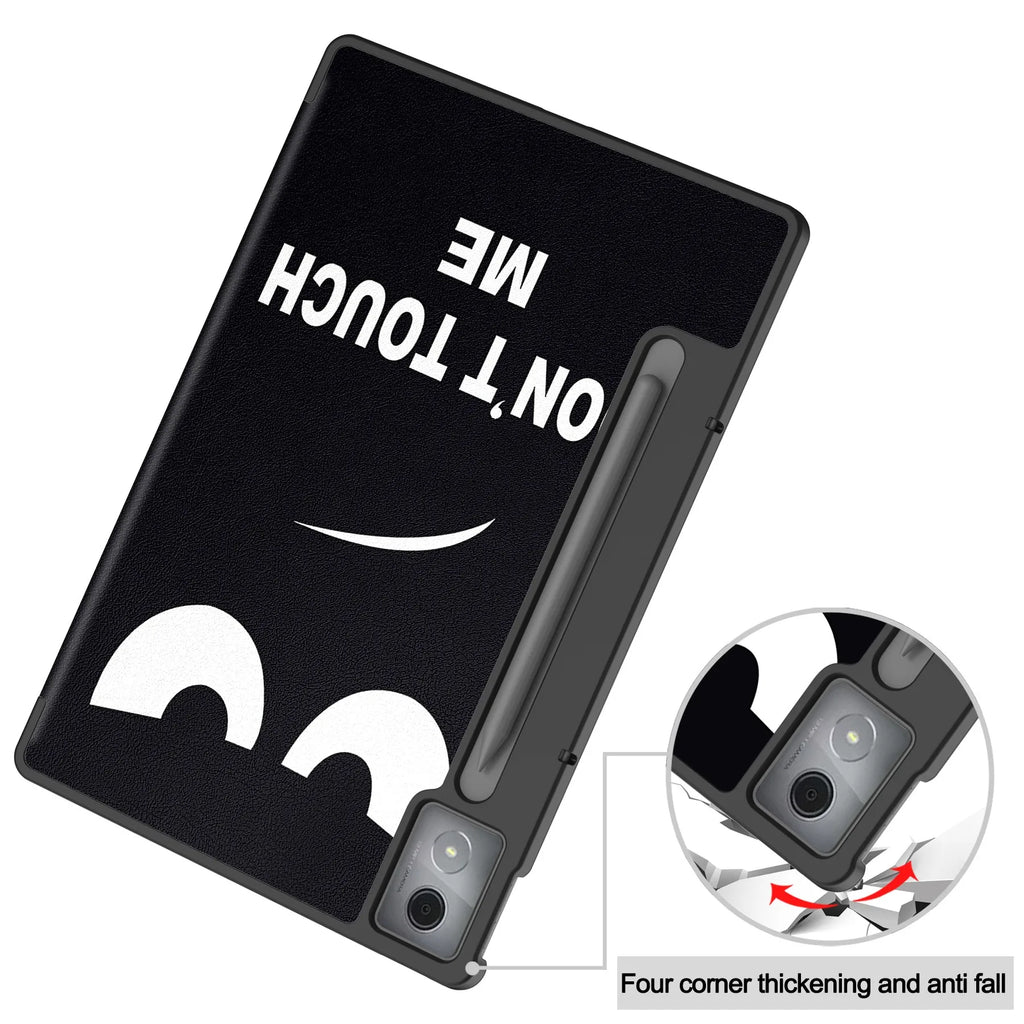 For Lenovo Xiaoxin Pad Pro 12.7 2025 Case Tri-Folding PU Leather Stand Tablet Cover for Xiaoxin Pad Pro 12.7 Inch 2025 TB-375FC