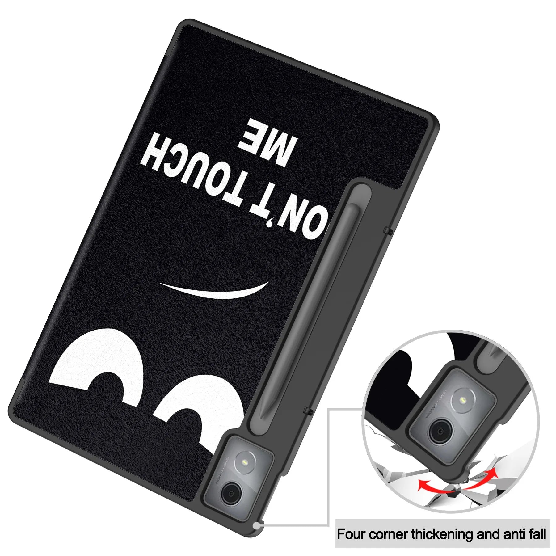 For Lenovo Xiaoxin Pad Pro 12.7 2025 Case Tri-Folding PU Leather Stand Tablet Cover for Xiaoxin Pad Pro 12.7 Inch 2025 TB-375FC