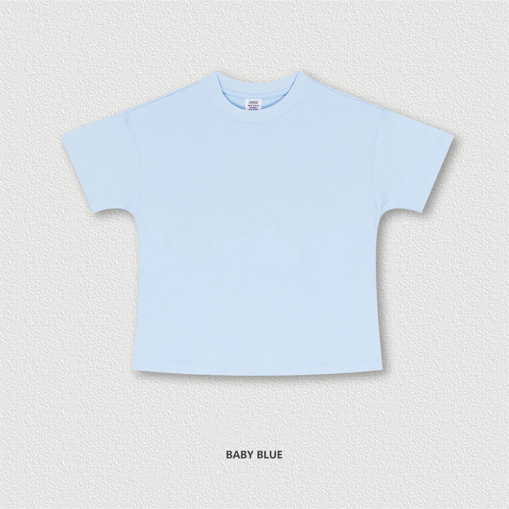 ZODF Women 2025 Spring 305gsm Cotton T-Shirts American Retro Hotsweet Girl Solid Comfortable T Shirt Brand Tees HY0968