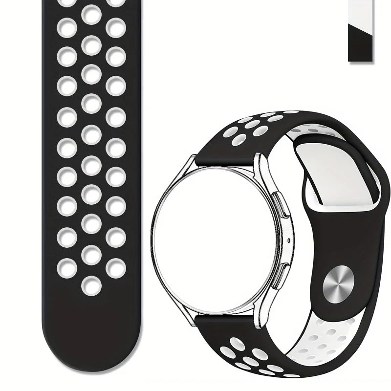20mm/22mm Watch strap For Amazfit GTS 4-3-2e Mini/GTR 4-3-2 47mm/GTR 2e/stratos 3 sport Silicone Bracelet Amazfit Bip 6/5/3 pro