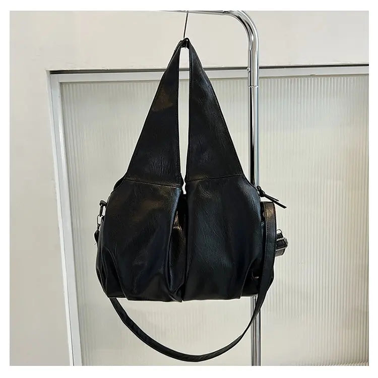 High-End Fashion Simple Designer Diaper Bags For Women Luxury Leather Large Capacity Elegant Tote Bag Minimalist Casual