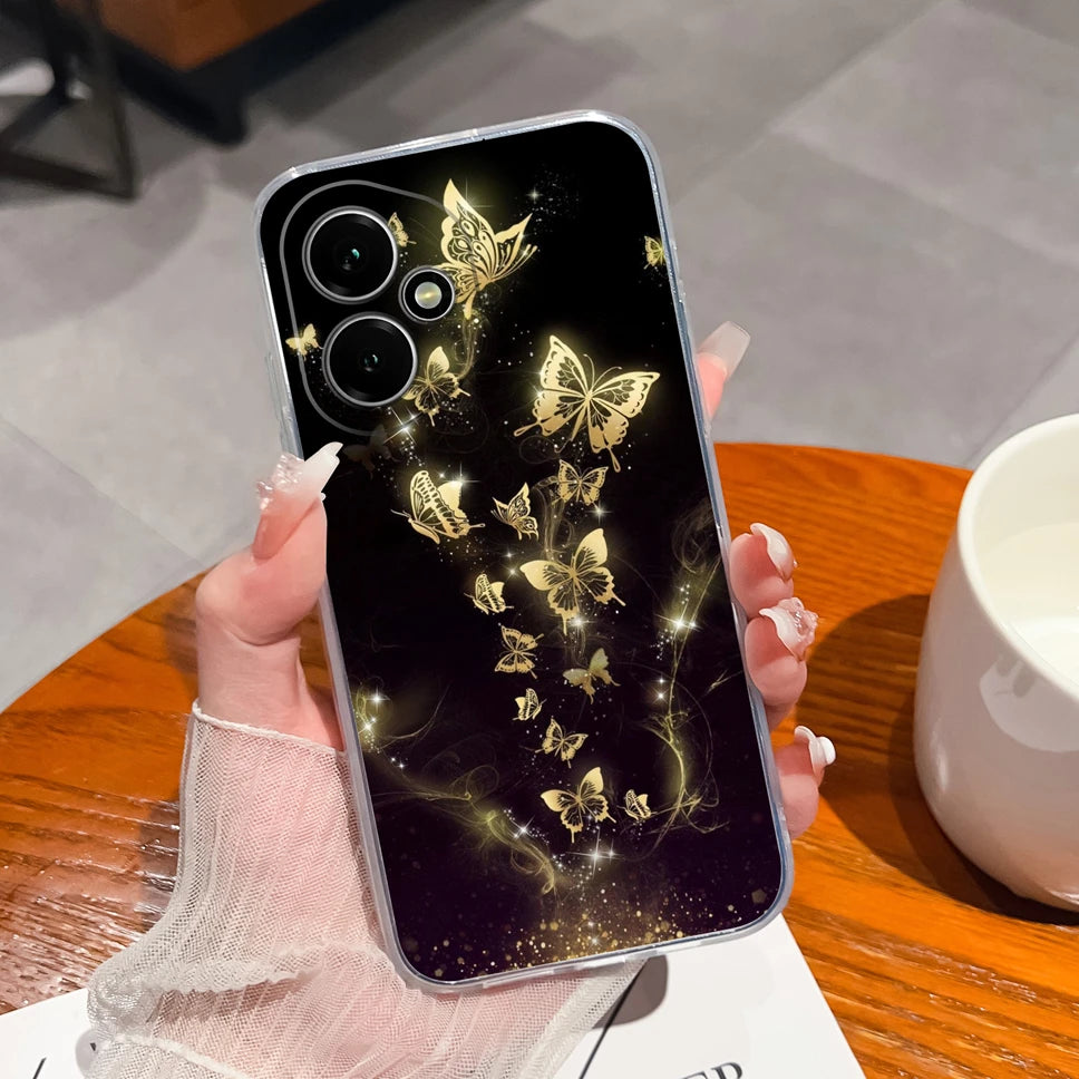 For Honor 400 Pro 5G Case Cute Astronaut Transparent TPU Soft Silicone Phone Back Cover For Honor 400Pro High Quality Funda Capa