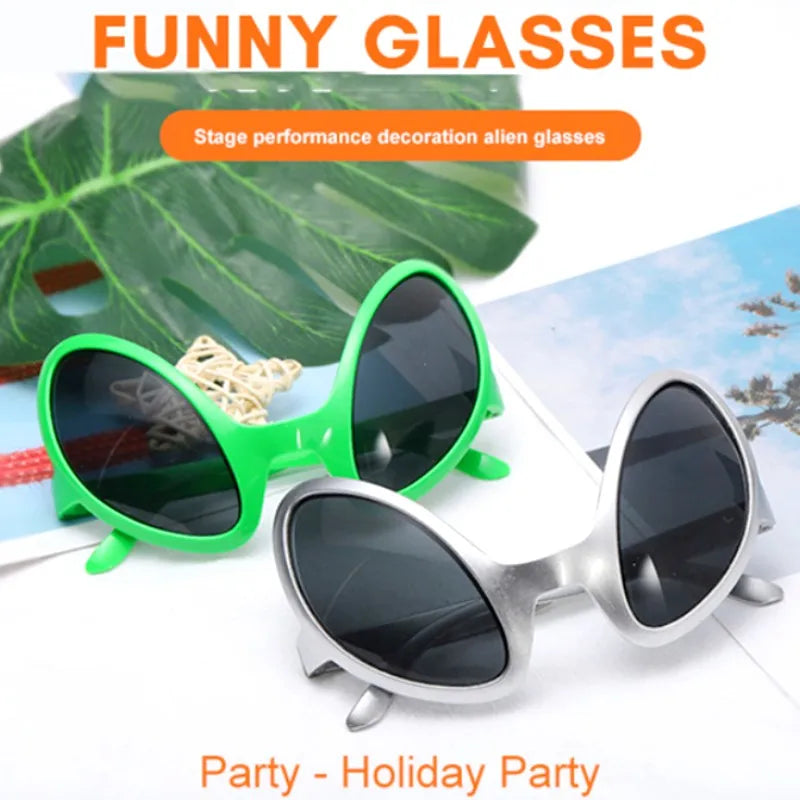 New Funny Alien Glasses for Men Women Kid Holiday Halloween Party Supplies Sunglasses Dance Alternative Shapes Sun Glasses