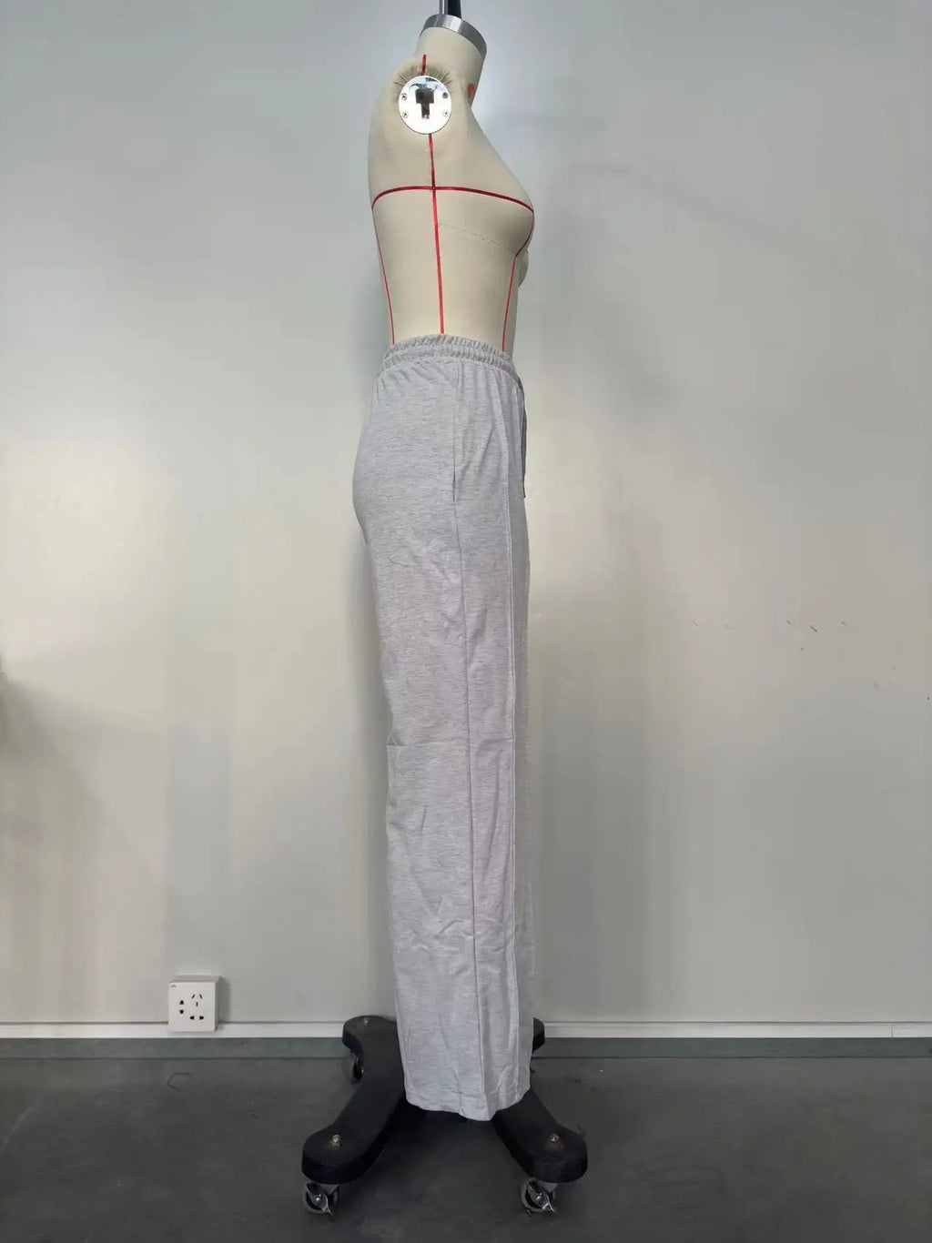 Women Pants Lace Up Ankle Length Loose Pants High Waist Zipper Capris Tracksuit Elegant Party Y2k Mom Pockets Streetwear Casual
