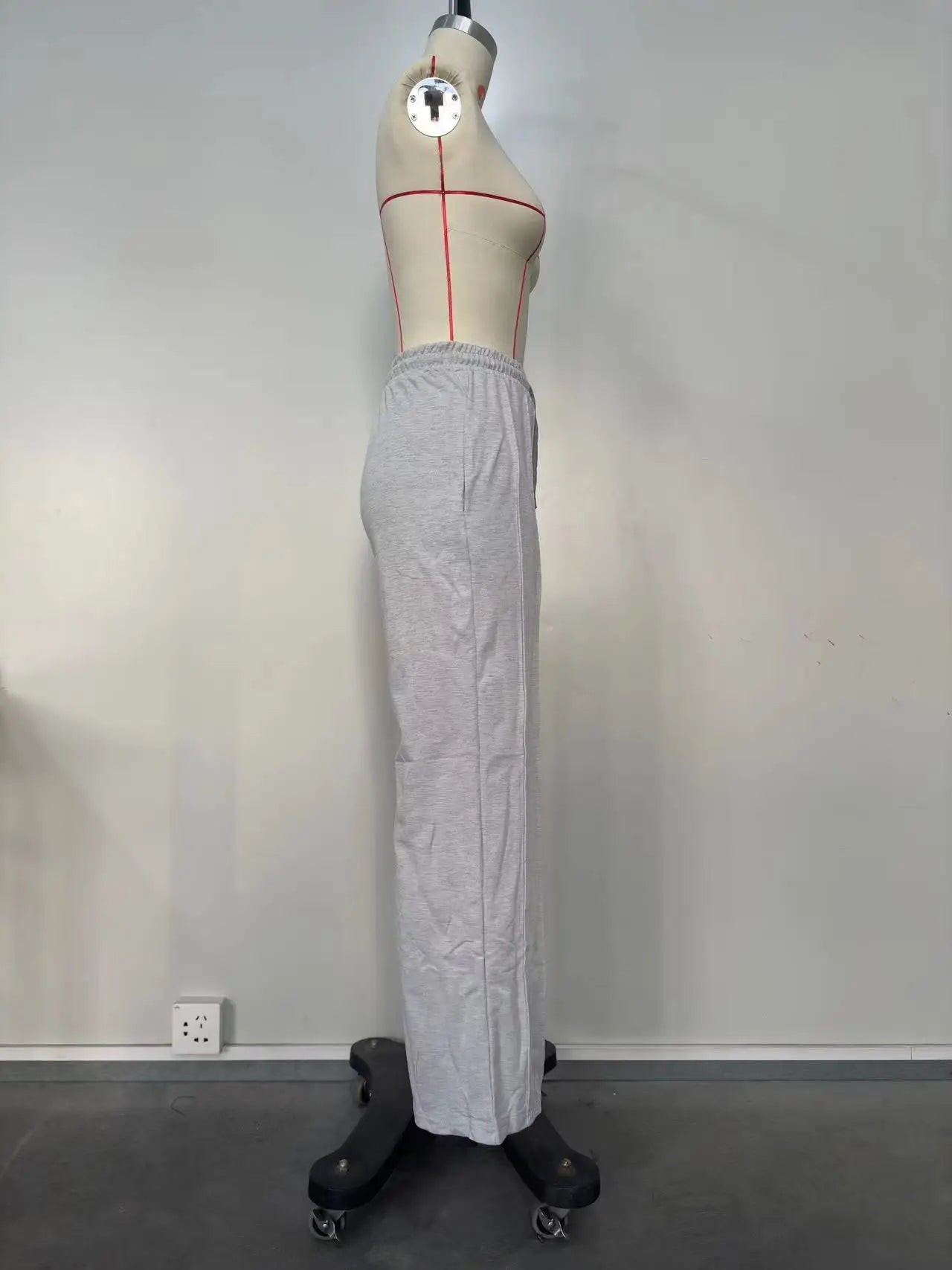 Women Pants Lace Up Ankle Length Loose Pants High Waist Zipper Capris Tracksuit Elegant Party Y2k Mom Pockets Streetwear Casual