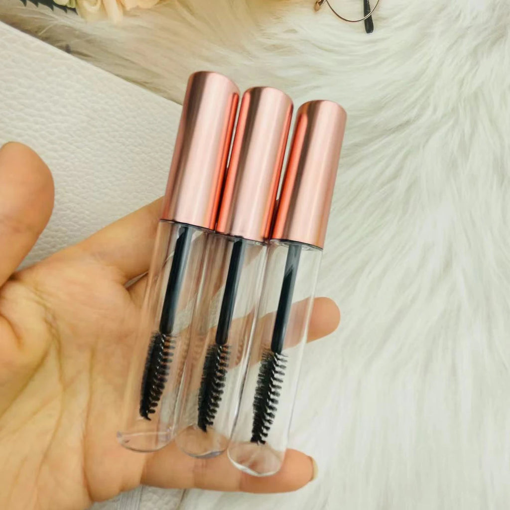 10ml Lip Gloss Tubes Empty mascara bottle Clear Plastic DIY Refillable cosmetic packing container