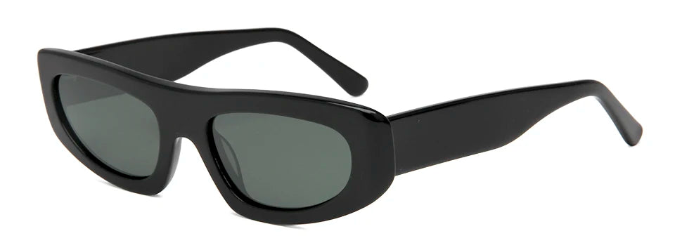Designer Punk Pilot Sun Glasses For Men Polarized Acetate Sunglasses Female Men Brand Designer Outdoor Trendy Glasses UV400