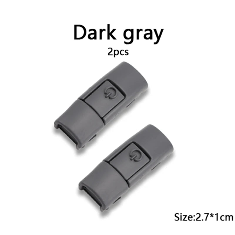New Colorful Metal Shoelace Clip Press buckle Shoelaces Press Lock Shoes Accessories AF1 Sneakers Kits Metal Laces Tip