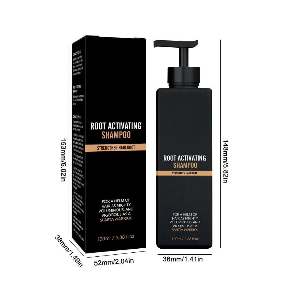 Natural Plant Extract Shampoo 100ml Improve Hair Growth Root Nourishment Scalp Care Gentle Cleansing Suitable for All Hair Types