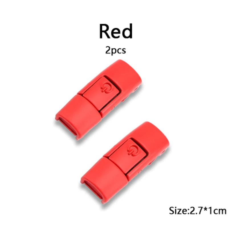 New Colorful Metal Shoelace Clip Press buckle Shoelaces Press Lock Shoes Accessories AF1 Sneakers Kits Metal Laces Tip