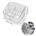 Plastic Cosmetic Makeup Organizer With Drawers, Bathroom SkinCare Storage Box Brush Lipstick Holder Organizers Storag