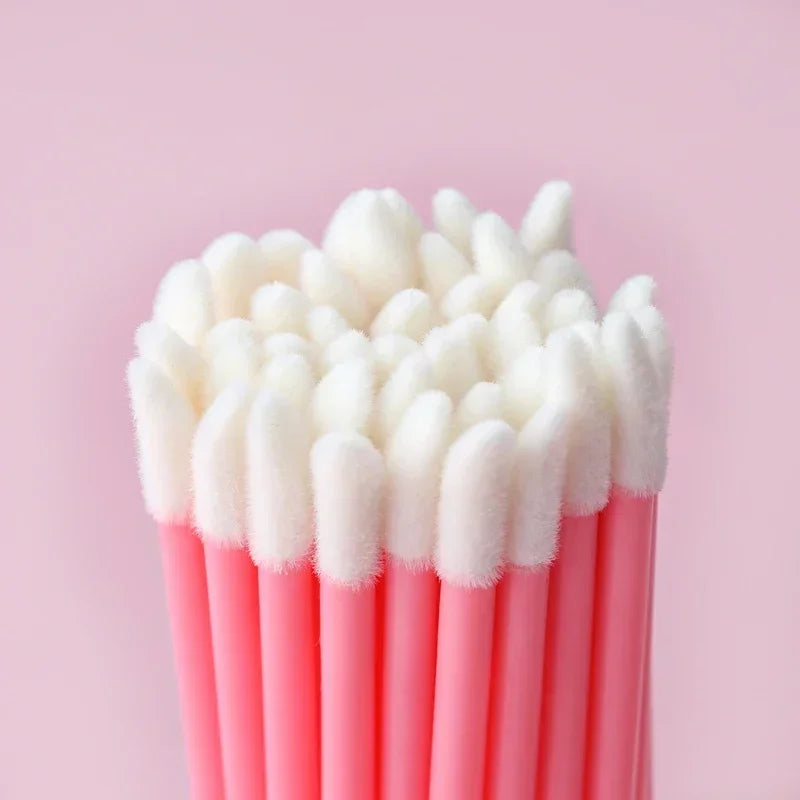 50/100PCS Wholesale Lipstick Perfect Best   Gloss Wands Up Disposable Lip Brush Women makeup Make Applicator Hotting Accessories