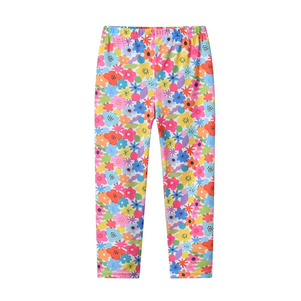 VIKITA Children Clothing Kids Rabbit Floral Print Long Sleeve Cotton Casual Tops Tees and Pants 2 Pcs Suit Kids Clothes Sets