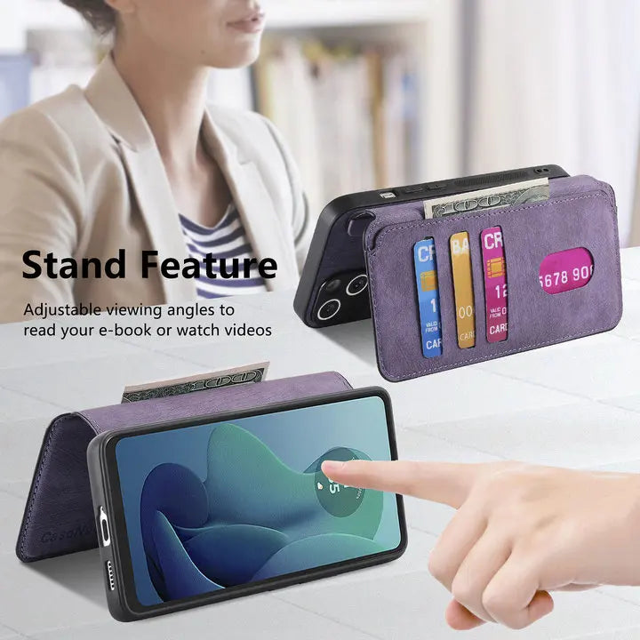 Edge 50 60 Fusion 5G Flip Case For Motorola Edge 60 Pro Detachable Leather Wallet Funda Moto Edge 50 Neo 60s Pro 70 S50 Cover