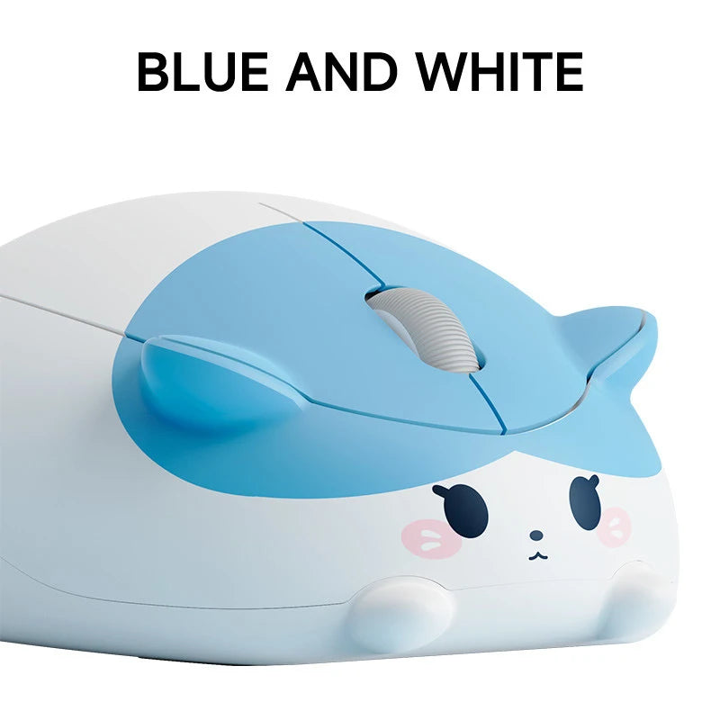 Cute Pet Kitten Design Cartoon Animal Mouse 2.4G Wireless Mute Ergonomic Optical Cat Mice Desktop Laptop Universal For Girl Gift