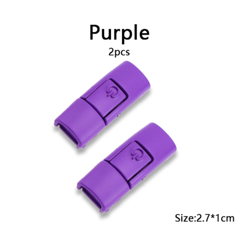 New Colorful Metal Shoelace Clip Press buckle Shoelaces Press Lock Shoes Accessories AF1 Sneakers Kits Metal Laces Tip