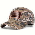 Unisex Army Flag of The United States Embroidery Baseball Caps Spring and Autumn Outdoor Adjustable Casual Hats Sunscreen Hat