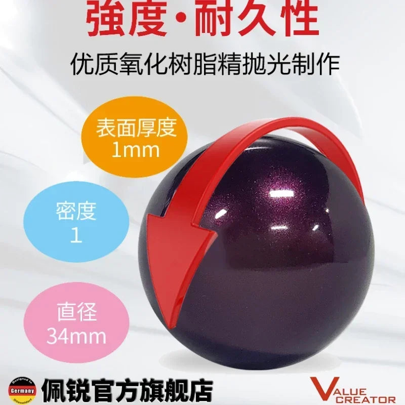 German Perixx303 Trackball 34mm SANWA 44/55mm Glossy High-precision 570ergo Drawing MouseBall Split Keyboard Trackball Accessory