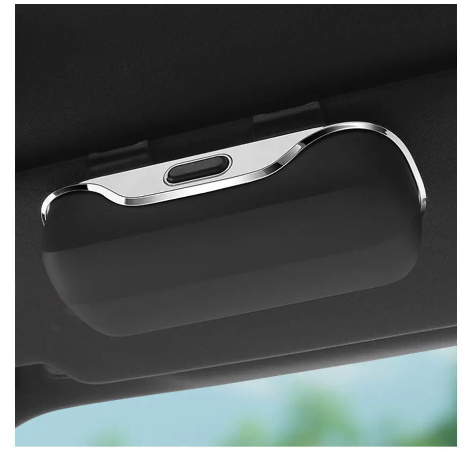 Portable Press Switch Car Glasses Box For Changan CS85 Oshan X7 CS35 PLUS UNIT UNIK CS55 CS95 Eyeglasse Case Sunglasses Holder