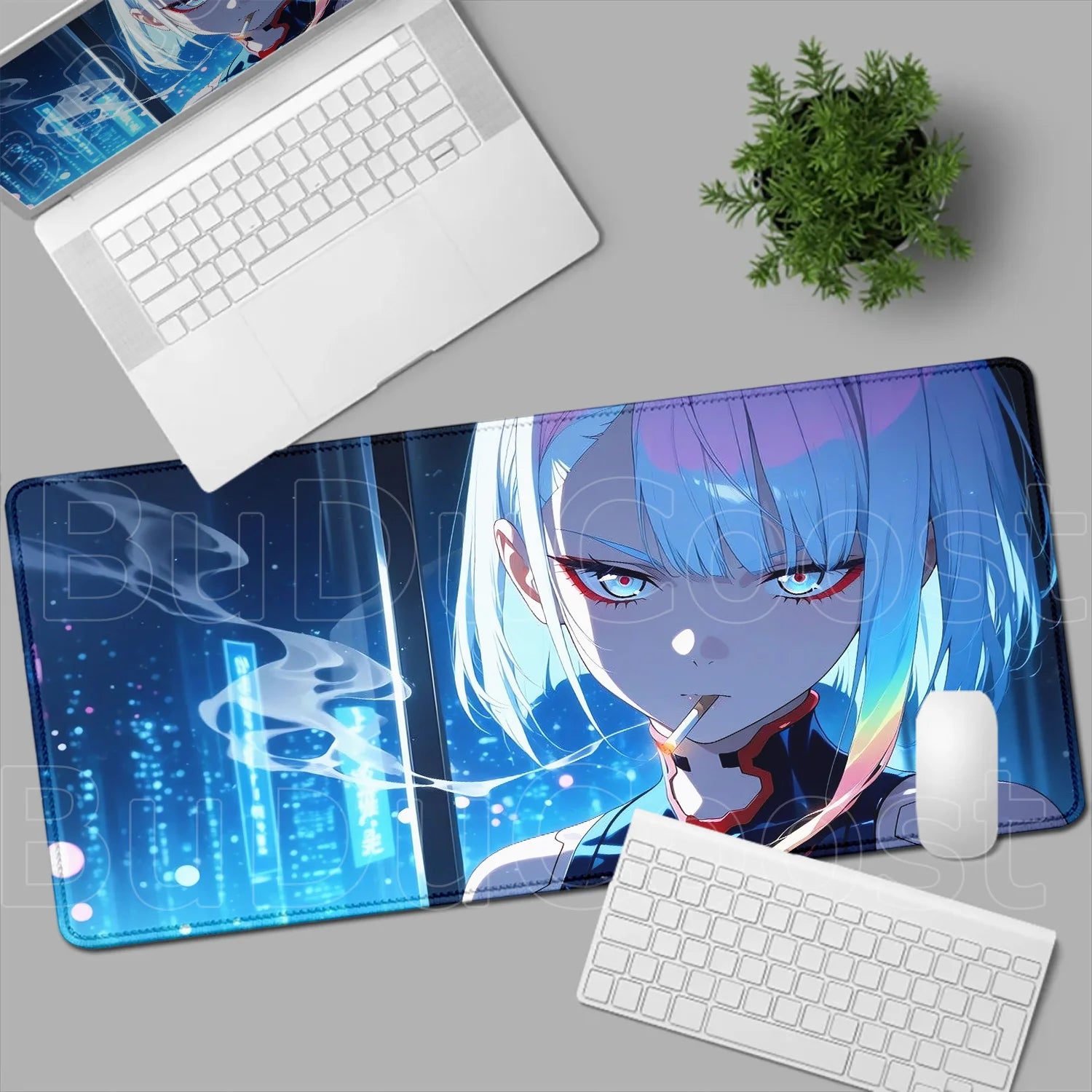 HD Printing New Wallpaper C_cyberpunk E_edgerunners Mouse Pad Non-slip Mousepad Computer Gamer LockEdge Desk Mat PC Keyboard Mat
