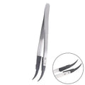 1PC Watch Hands Installation Work Tweezers Straight Elbow Handle Stainless Antistatic Plastic Tweezers ESD-259 ESD-259A ESD-7A
