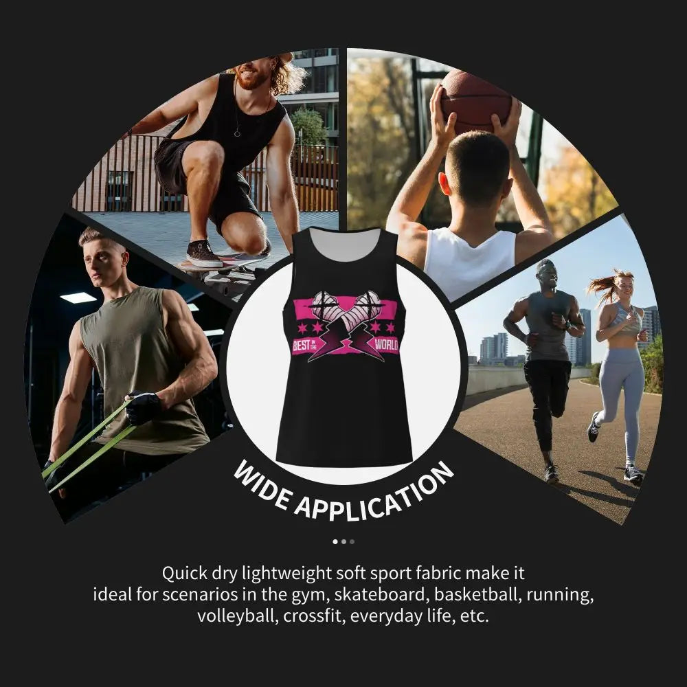 Graphic Wrestling CM Punk Best In The World Workout Tank Tops Sleeveless Shirt Bodybuilding Fitness Gym Compression Vest